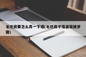 毛坯房要怎么弄一下墙(毛坯房子墙面装修步骤)