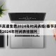 春节高速免费2024年时间表格/春节高速免费2024年时间表格图片